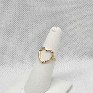 Brand NEW   Brazilian 18k Gold Filled HEART Shaped  Ring